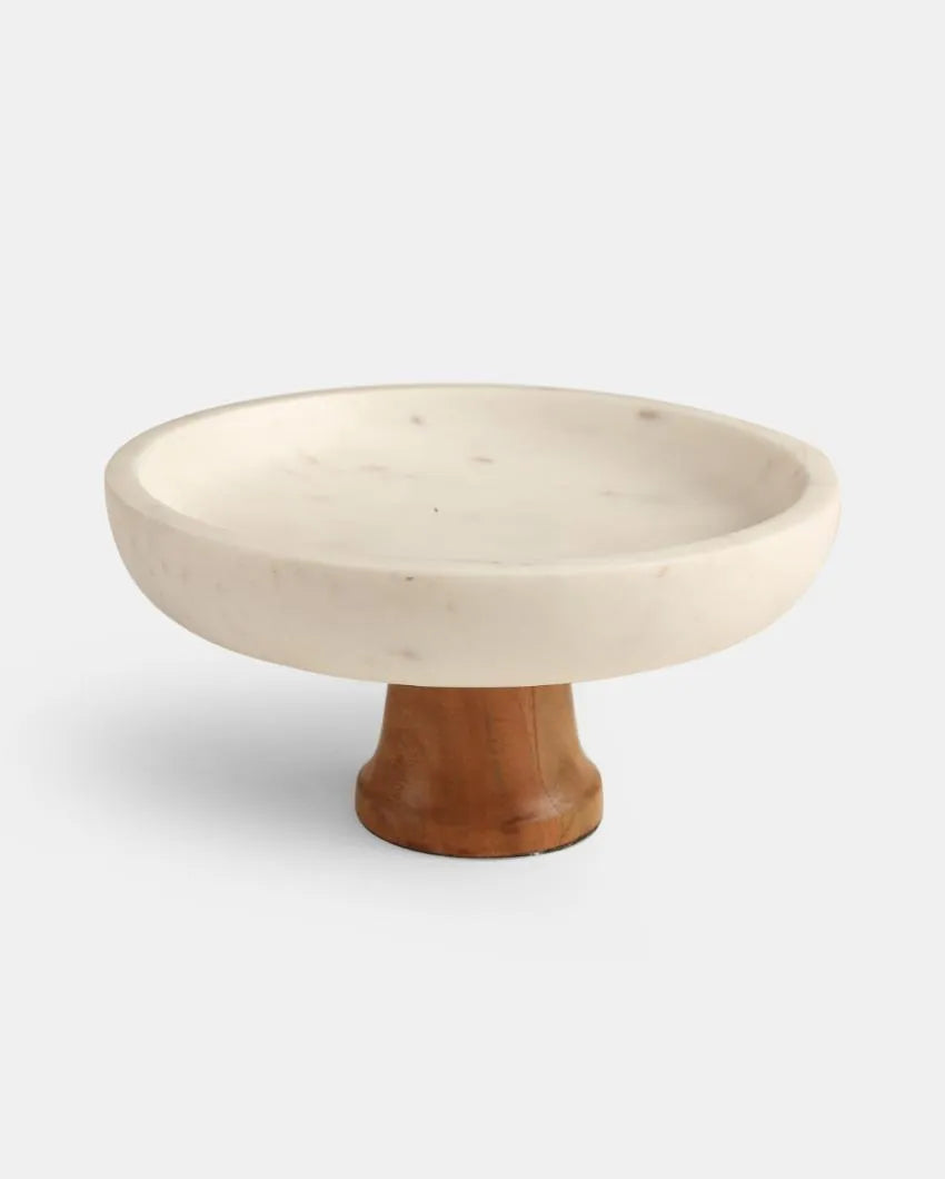 Bark Finish Cake Stand