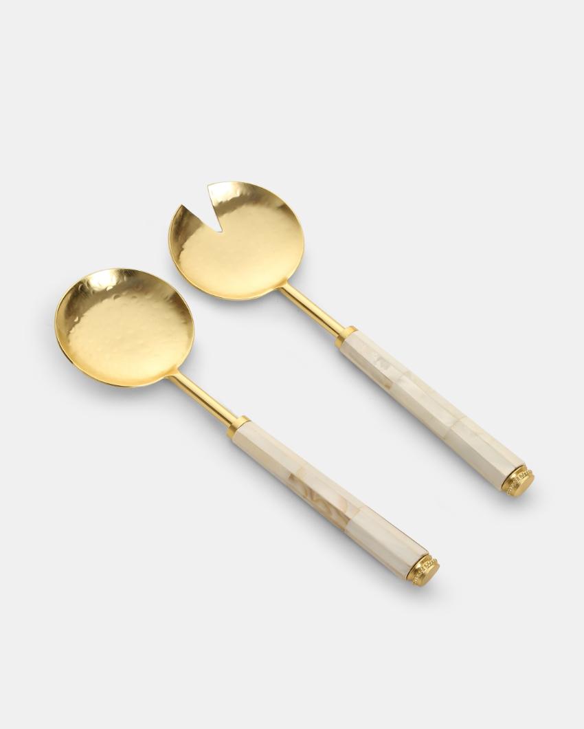 Mop Stainless Steel Salad Servers | Set of 2