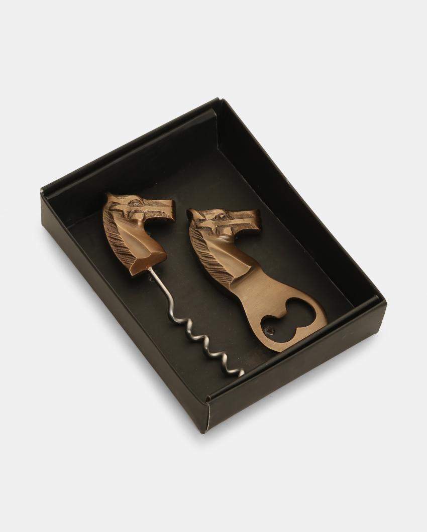 Horse Bottle Opener & Cork Screw | Set of 2