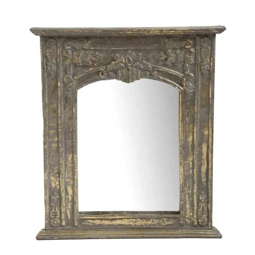 Grey & Gold French Style Mdf Mirror