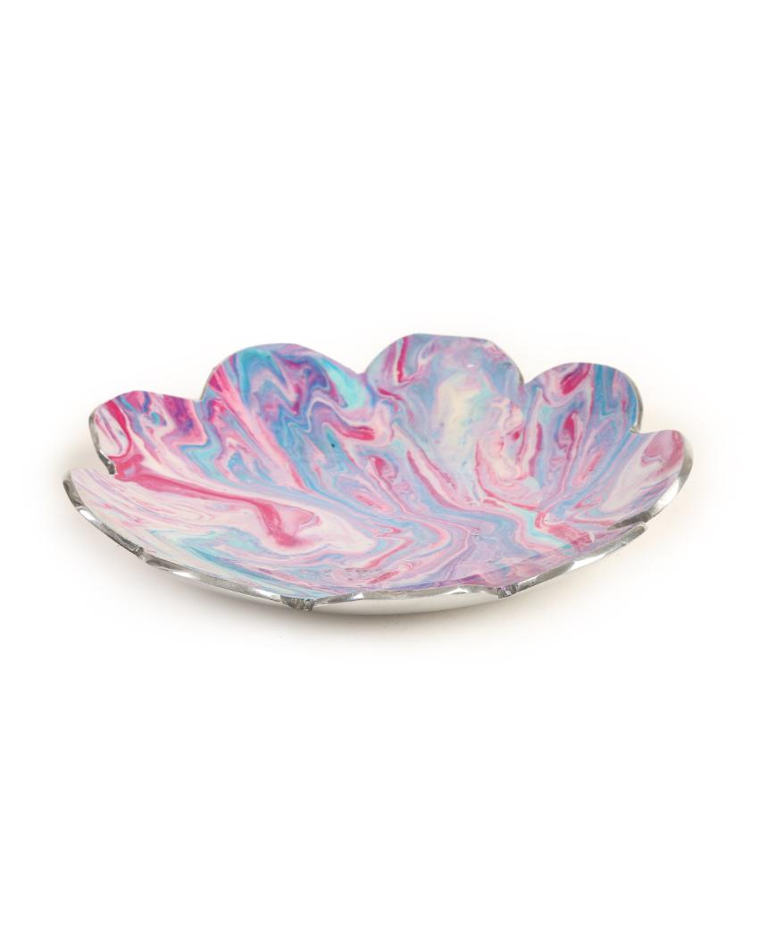 Enameled Aluminum Platters | Set of 2 Lilac