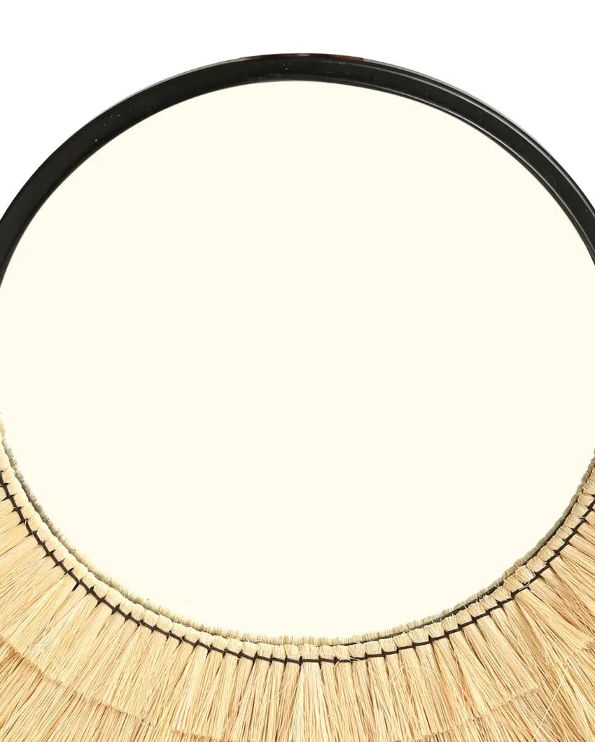 Natural Sea Grass Round Decorative Crafted Mirror