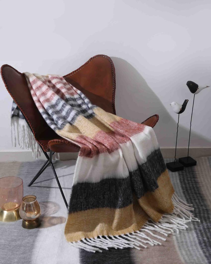 Soft Wool Acrylic Throw Style 1