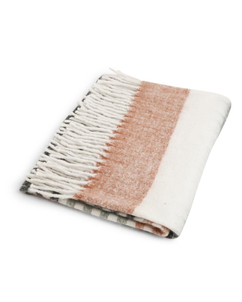 Soft Wool Acrylic Throw Style 2