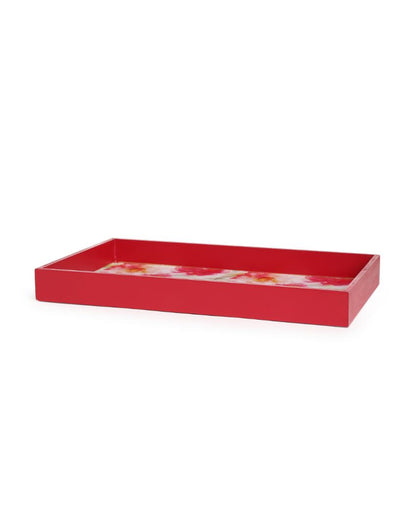 Flower Design Enamelled MDF Tray