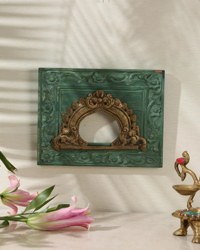 Carved Brass Prabhavali Wall Frame