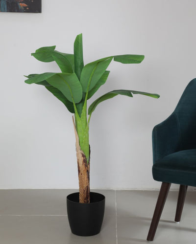 Dazzling Artificial Banana Plant with Pot | 4 Feet