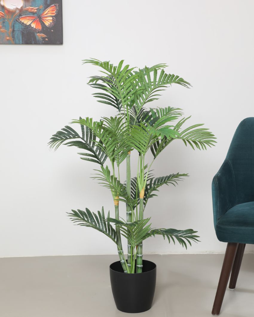 Artificial Areca Palm Plant with Pot For Indoor & Outdoor | 4.2 Feet