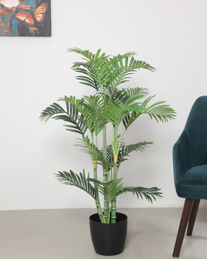 Artificial Areca Palm Plant with Pot For Indoor & Outdoor | 4.2 Feet