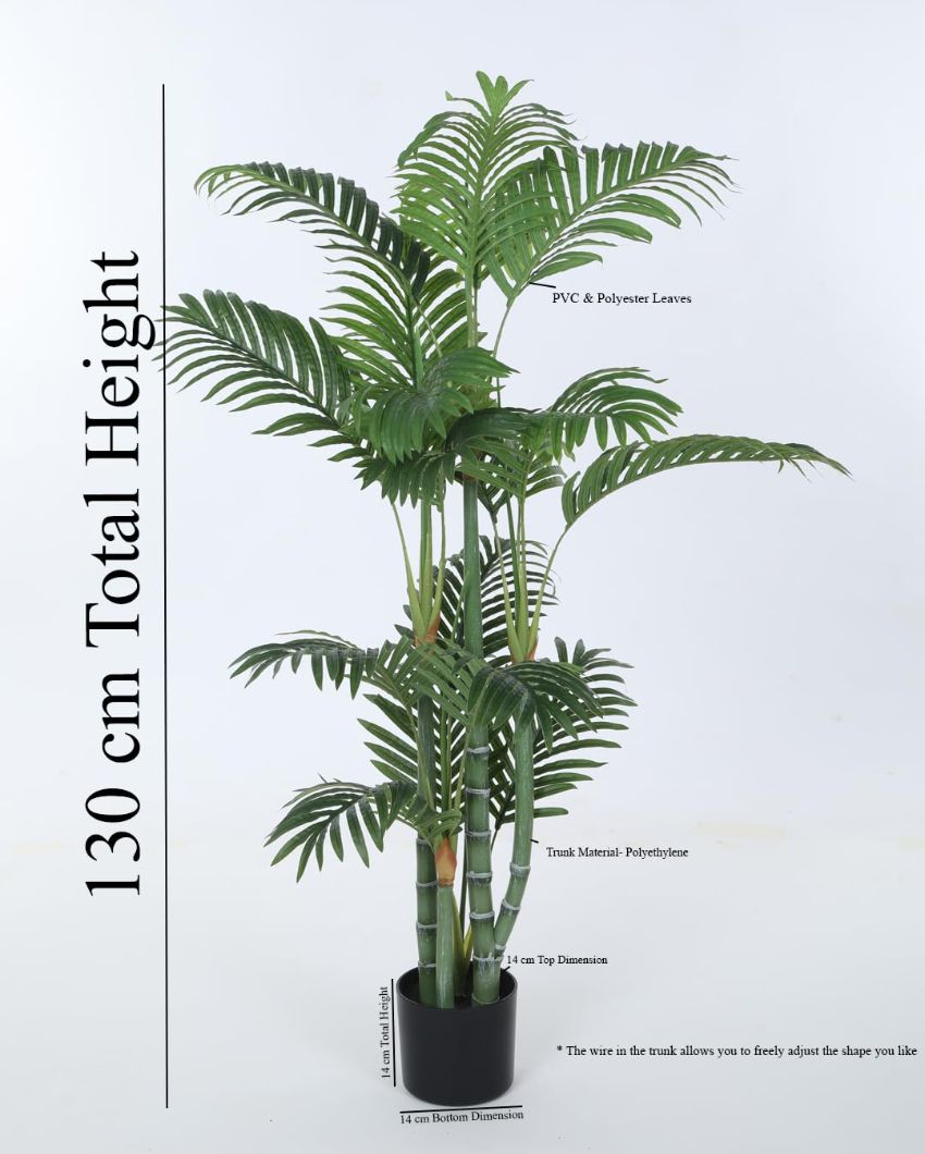 Artificial Areca Palm Plant with Pot For Indoor & Outdoor | 4.2 Feet