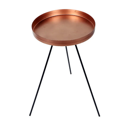 Geo Detachable Table Copper & Black