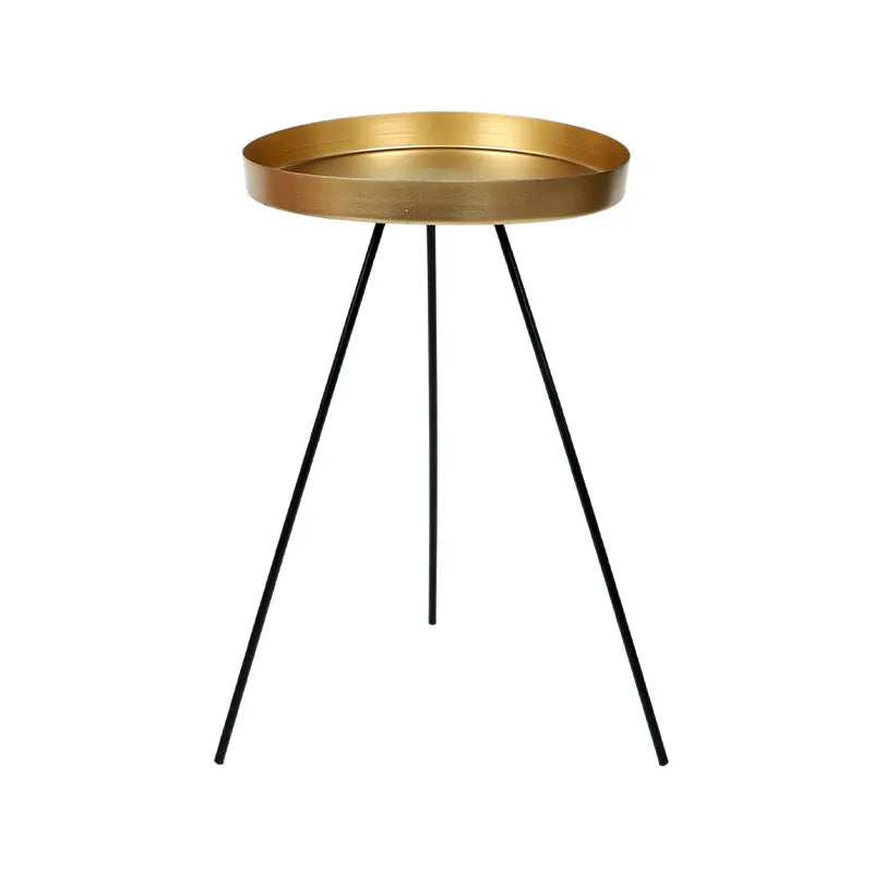 Geo Detachable Table Black & Gold