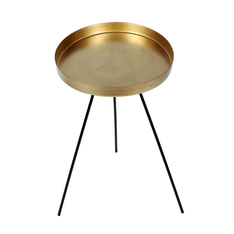 Geo Detachable Table Black & Gold