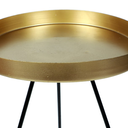 Geo Detachable Table Black & Gold