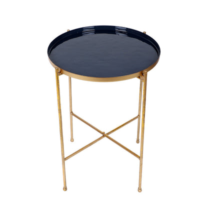 Grey & Gold Foldable Table Set Default Title