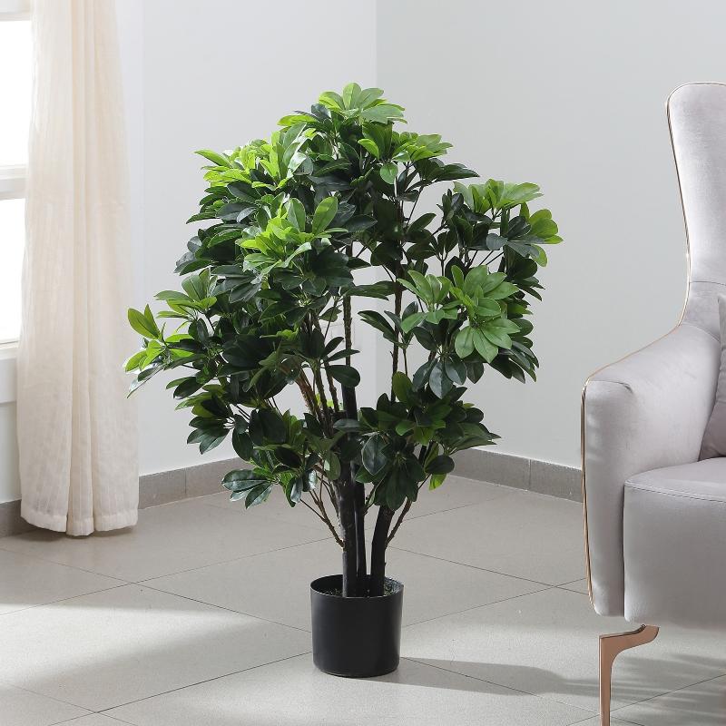 Artificial Schefflera Plants With Pot | 40 Inch Default Title