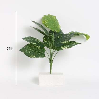 Alocasia Odora Artificial Big Leaves Plant for Indoor Decor Default Title