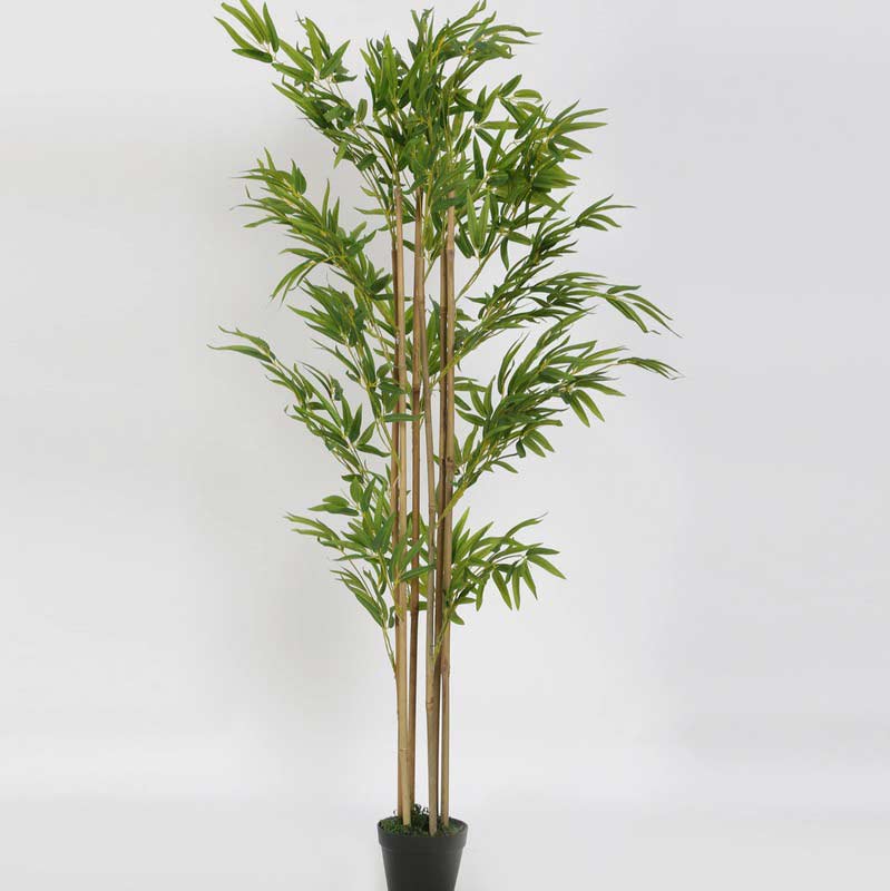 Artificial Real Touch Bamboo Plant with Pot 60 Inches