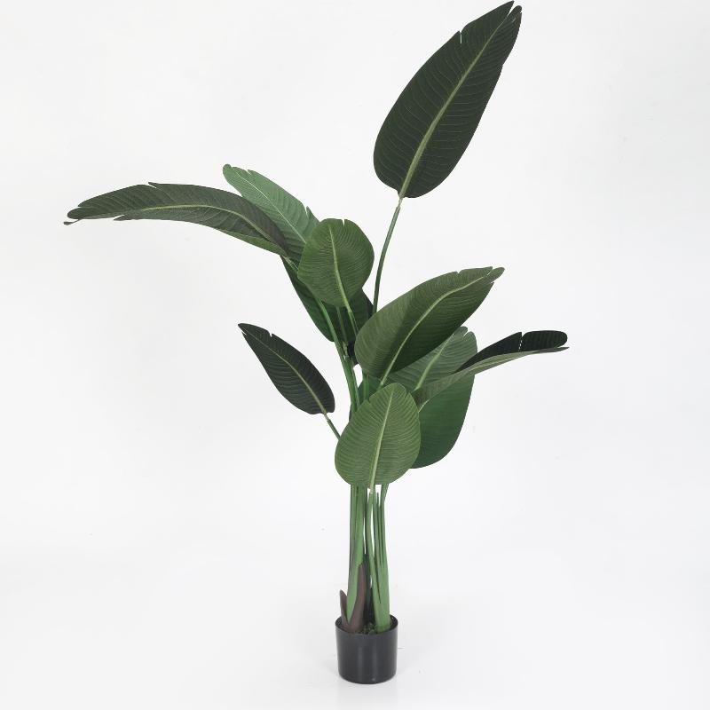Artificial Green Real Touch Banana Plant With Pot | 64 Inch Default Title