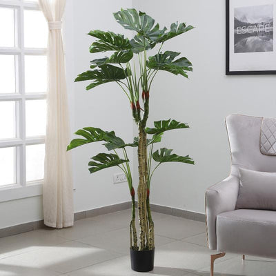 Monstary Artificial Real Touch Plant With Pot | 64 Inch Default Title