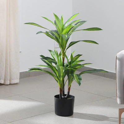 Artificial White Real Touch Grass Plant With Pot | 36 Inch Default Title