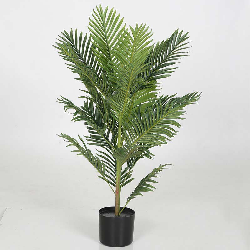 Graceful Plastic Areca Palm Tree For Home Decor Default Title