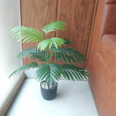 Artificial Greenery Areca Palm Plant With Pot 24 Inches