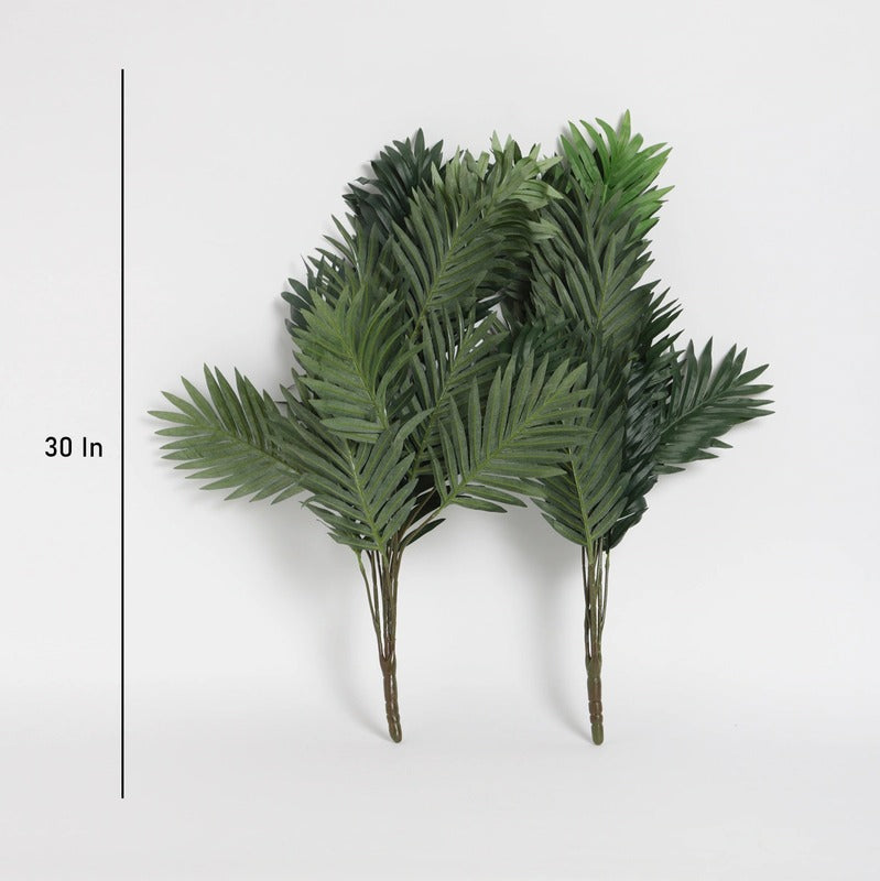 Home Greenery Decor Faux Areca Palm Plants | Set of 2 Default Title