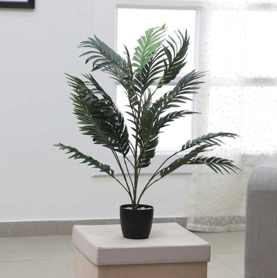 Artificial Greenery Areca Palm Plant With Pot 30 Inches