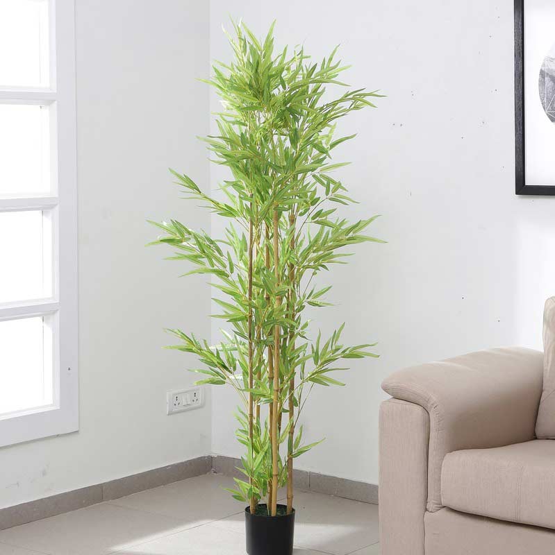 Classy Real Touch Bamboo Plant with Pot Default Title