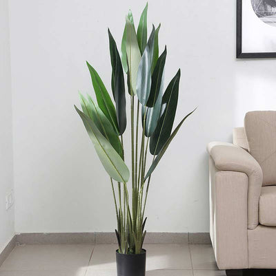 Home Decor Artificial BOP Travellers Plant with Plastic Pot Default Title