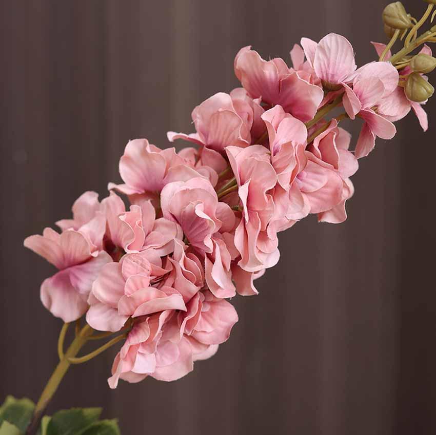 Pink Autumn Stalk Artificial Flowers | Set Of 2 | 2.75 feet| Vase Not Included