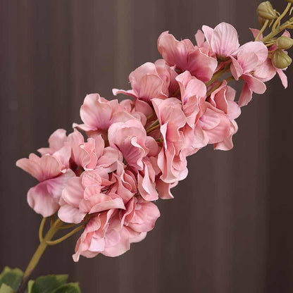 Pink Autumn Stalk Artificial Flowers | Set Of 2 | Vase Not Included