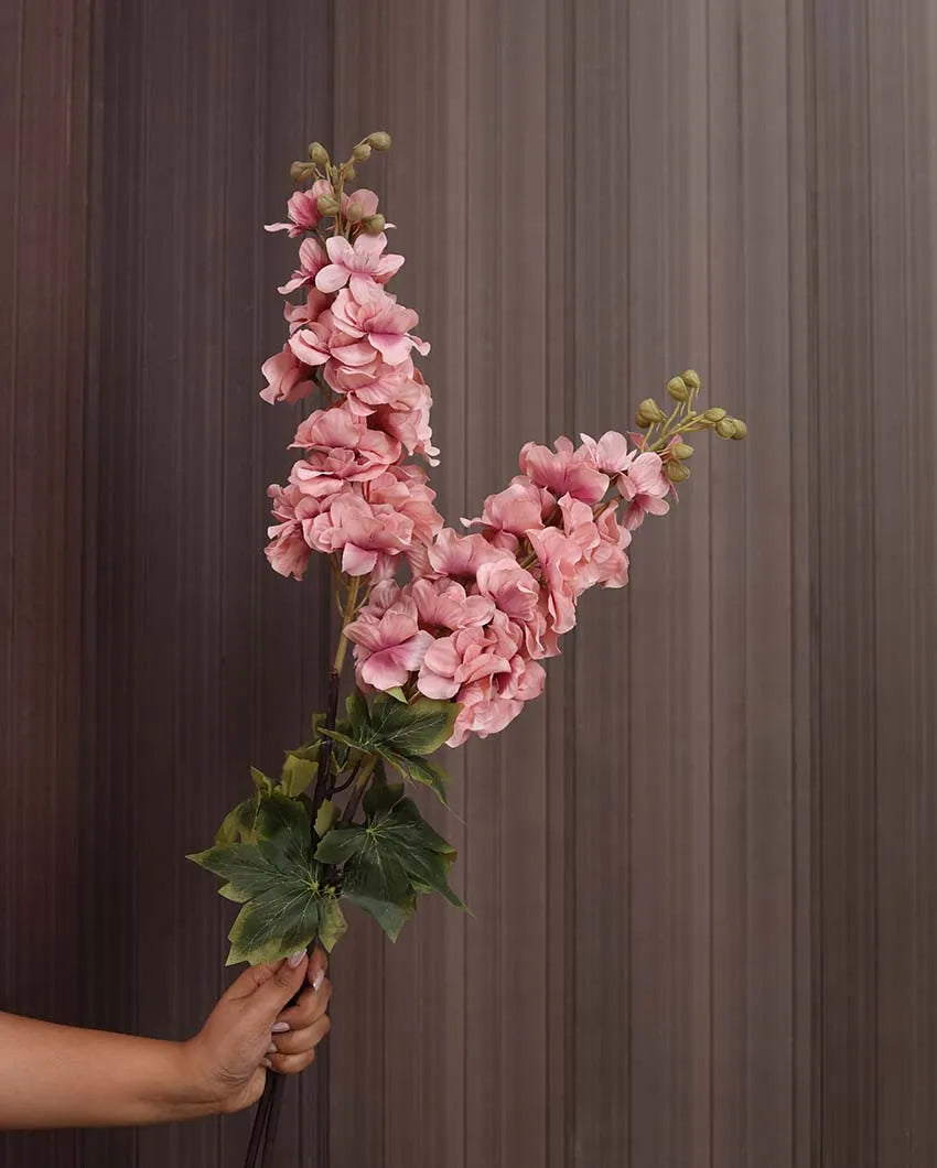 Pink Autumn Stalk Artificial Flowers | Set Of 2 | Vase Not Included