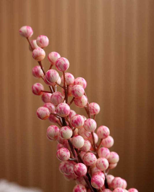 Pink Cherry Artificial Flower | Vase Not Included