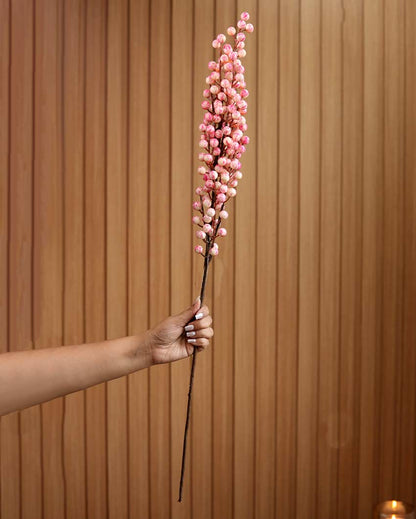 Pink Cherry Artificial Flower | 2.6 feet| Vase Not Included