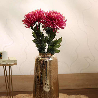 Chrysanthemum Artificial Flower | Set Of 2 | Vase Not Included