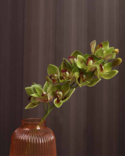 Cymbidium Plastic Artificial Flower | Vase Not Included