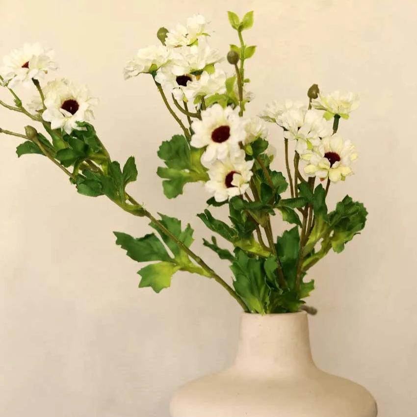 Daisy Artificial Flower | 2.3 feet| Vase Not Included