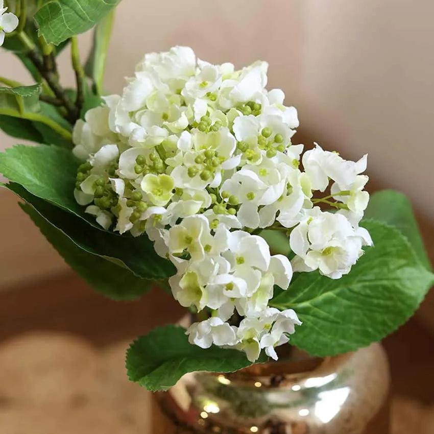 Fino Hydrangea Artificial Flower | 2.6 feet|  Vase Not Included