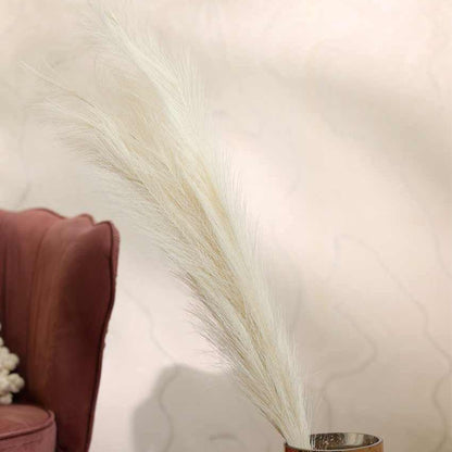 Pampas Fabric And Plastic Grass | 3 feet| Vase Not Included