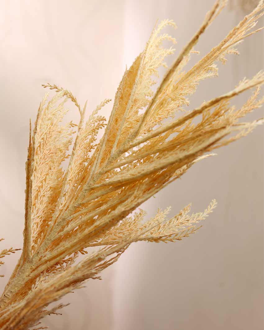 Pampas Reed Fabric And Plastic Grass | Vase Not Included