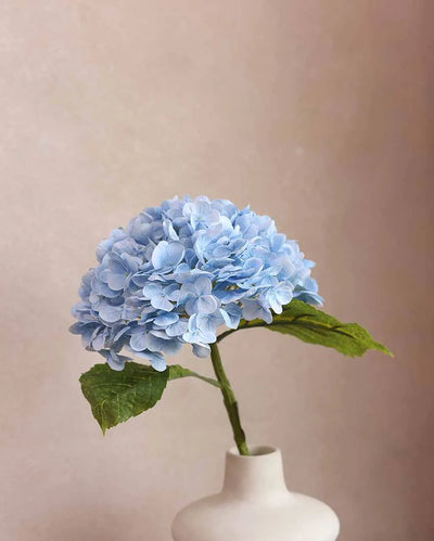 Hydrangea Artificial Silicone Flower |1.5 feet| Vase Not Included