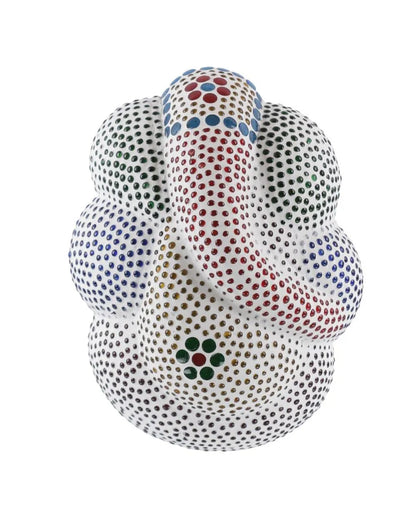 Printed Dots Ganesh Mounted Glass Wall Lamp