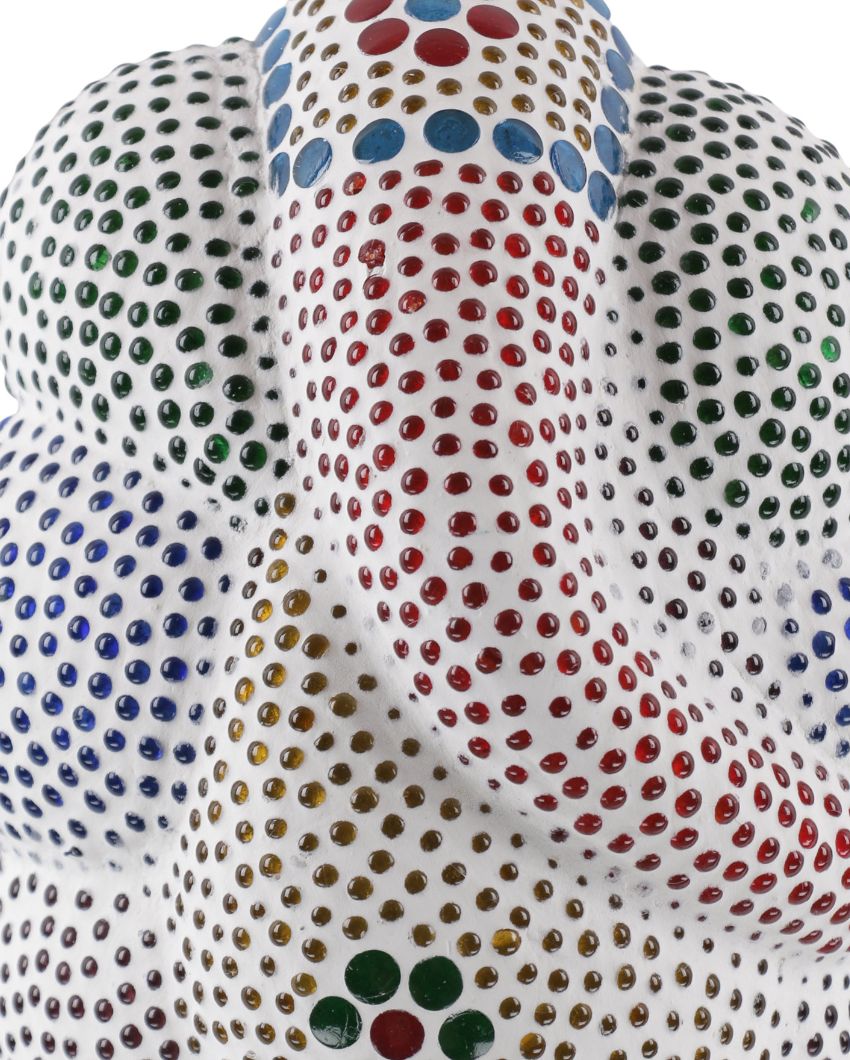 Printed Dots Ganesh Mounted Glass Wall Lamp