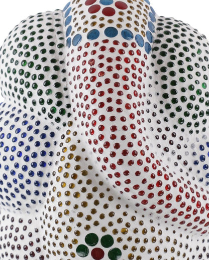 Printed Dots Ganesh Mounted Glass Wall Lamp