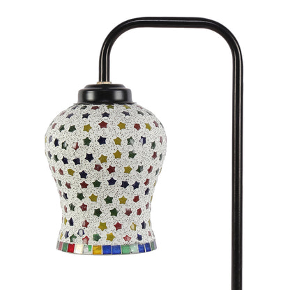Artistic Multicolor Metal Table Lamp with Shade Without Bulb | 8 x 4 x 16 inches