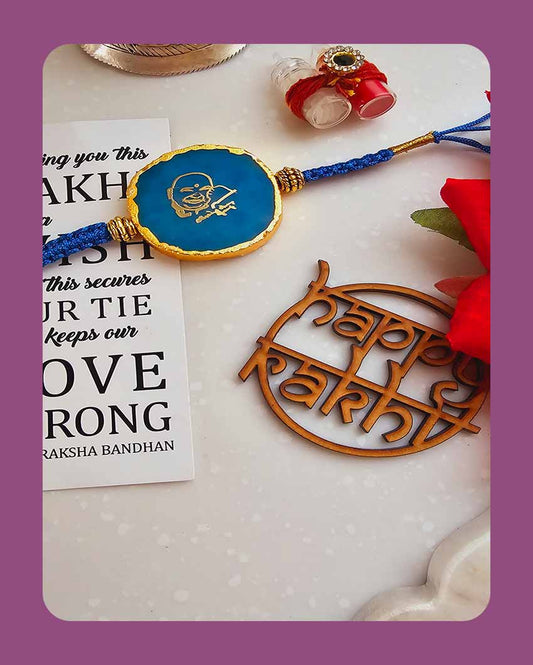 Guru Ji Rakhi With Roli Chawal For Raksha Bandhan