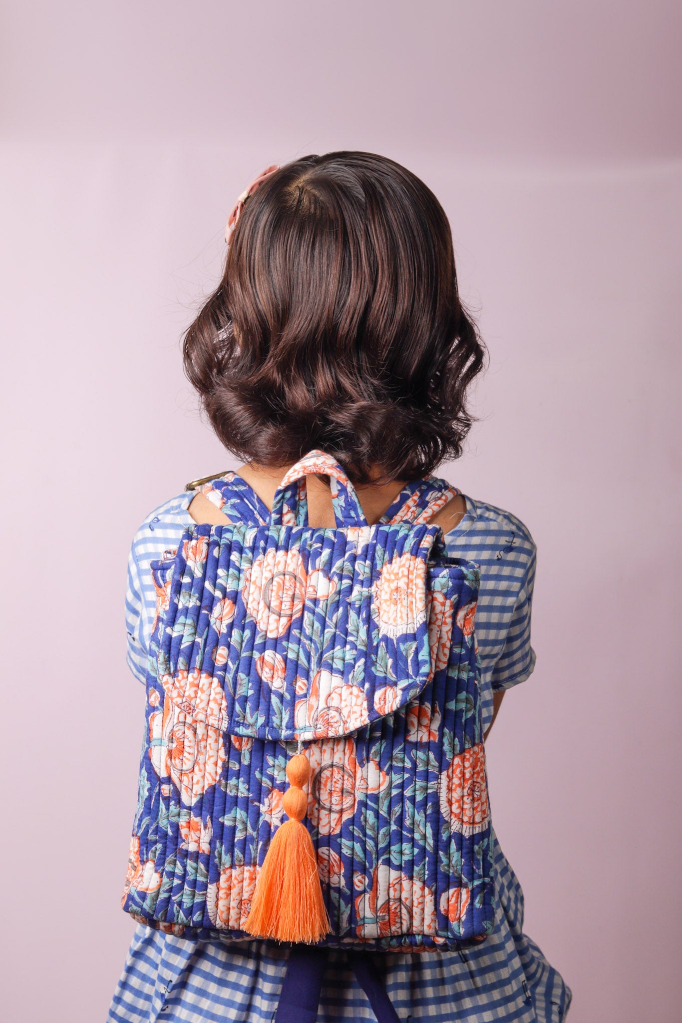 Floral Print Kids Backpack | 25 x 30 x 7 inches