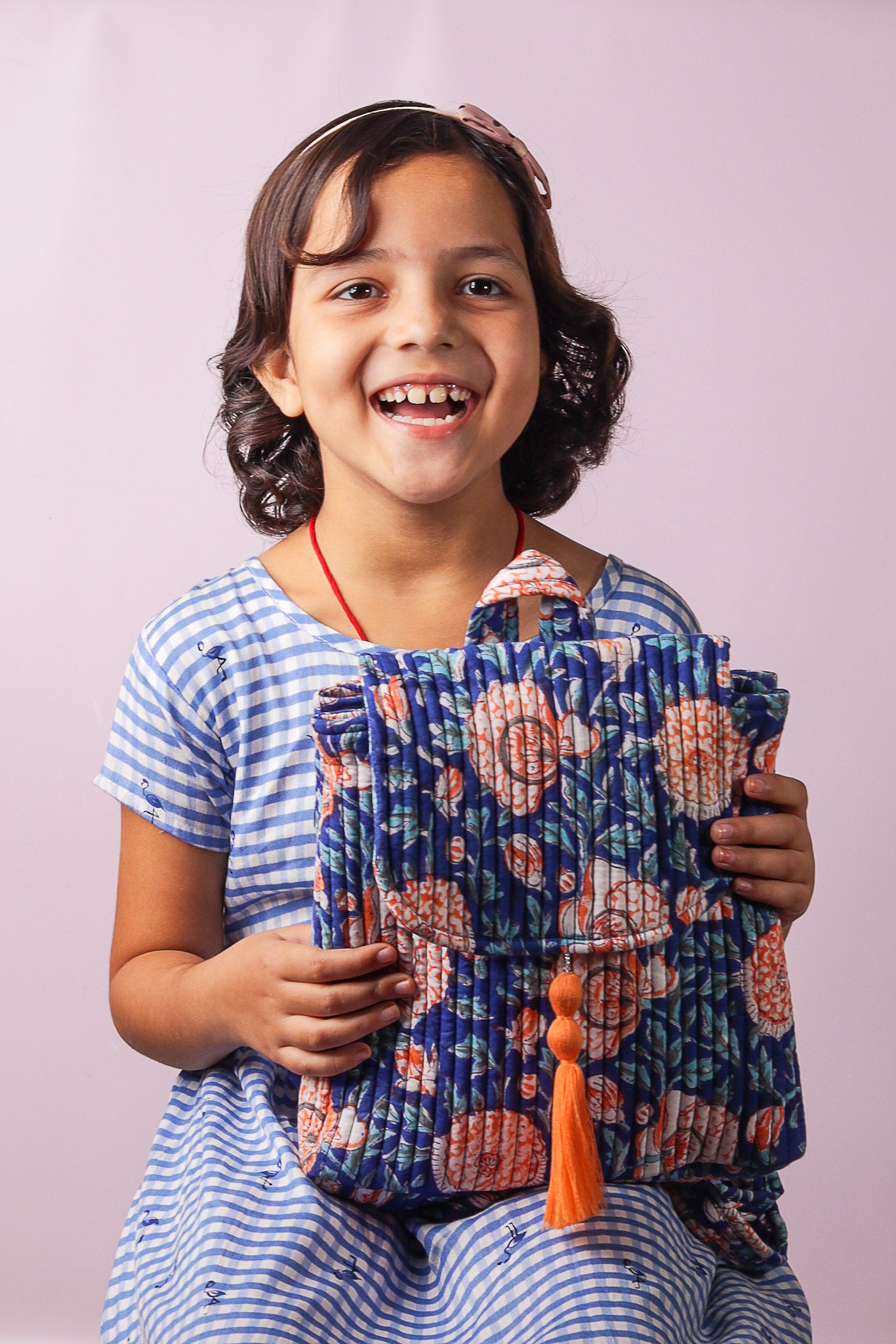 Floral Print Kids Backpack | 25 x 30 x 7 inches